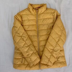 Pink Platinum Women's Mustard Puffer Jacket